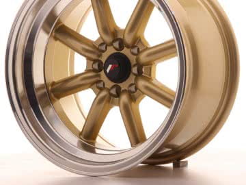 Japan Racing Jr19 16X9 Et-15 4X100/114 Gold