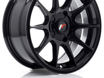 Jr Wheels Jr11 15X7 Et20-30 Blank Gloss Black