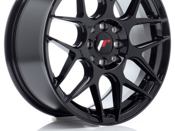 Jr Wheels Jr18 16X7 Et25 4X100/108 Gloss Black