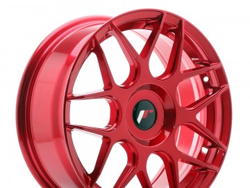Jr Wheels Jr18 17X7 Et20-40 Blank Platinum Red