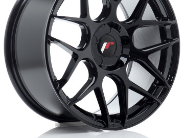 Jr Wheels Jr18 17X8 Et20-35 5H Blank Gloss Black