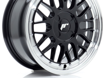 Jr Wheels Jr23 16X7 Et20-45 4H Blank Gloss Black W/Machined Lip