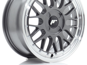 Jr Wheels Jr23 16X7 Et20-45 4H Blank Hyper Gray W/Machined Lip