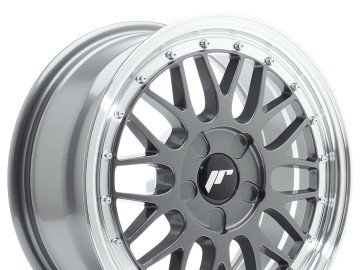 Jr Wheels Jr23 16X7 Et20-45 5H Blank Hyper Gray W/Machined Lip