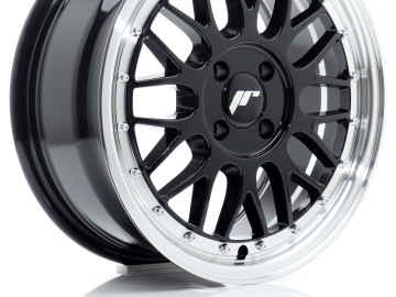 Jr Wheels Jr23 16X7 Et40 4X100 Gloss Black W/Machined Lip