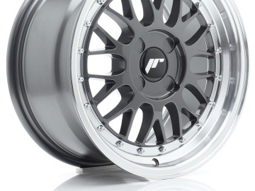 Jr Wheels Jr23 16X8 Et20-45 4H Blank Hyper Gray W/Machined Lip