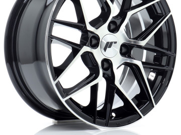 Jr Wheels Jr28 15X7 Et38 4X100 Gloss Black Machined Face