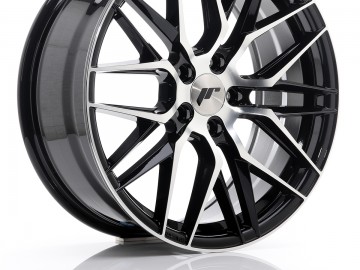 Jr Wheels Jr28 18X7,5 Et40 4X100 Gloss Black Machined Face