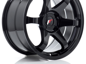 Jr Wheels Jr3 17X9 Et20-35 4H Blank Gloss Black