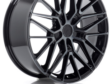 Jr Wheels Jr38 20X8 Et20-40 5H Blank Black Machined W/Tinted Face