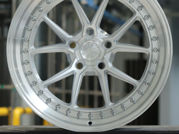 Jr Wheels Jr39 19X10 Silver Machined Face