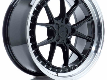 Jr Wheels Jr39 19X8,5 Et15-35 5H Blank Glossy Black W/Machined Lip