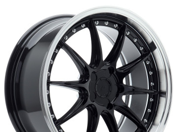 Jr Wheels Jr41 19X8,5 Et15-35 5H Blank Gloss Black W/ Machined Lip
