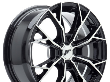 Jr Wheels Jr49 16X7 Et20-42 4H Blank Gloss Black Machined Face