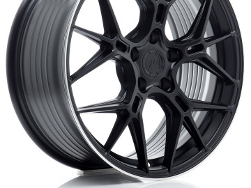 Jr Wheels Jr51 18X8 Et45 5X112 Satin Black W/ Machined Lip