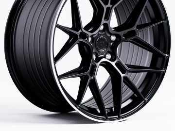 Jr Wheels Jr51 20X10,5 Et15-35 5H Blank Satin Black W/ Machined Lip