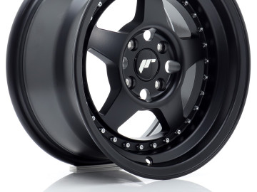 Jr Wheels Jr6 15X8 Et25 4X100 Matt Black