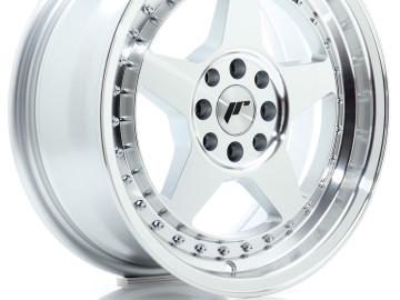 Jr Wheels Jr6 16X7 Et25 4X100/108 Silver Machined Face