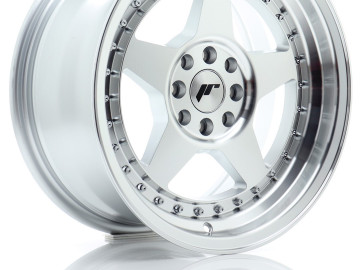 Jr Wheels Jr6 16X8 Et25 4X100/108 Silver Machined Face