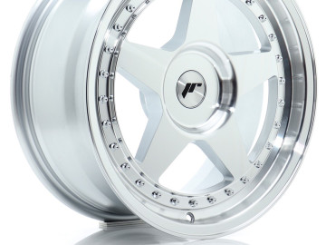 Jr Wheels Jr6 17X8 Et20-35 Blank Silver Machined Face