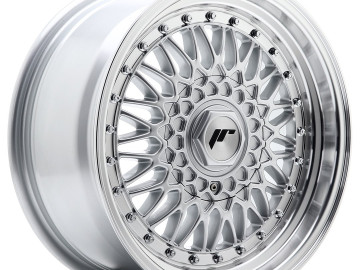 Jr Wheels Jr9 16X7,5 Et25 Blank Silver W/ Machined Lip Silver Rivets
