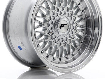Jr Wheels Jr9 16X9 Et20 Blank Silver W/ Machined Lip Silver Rivets