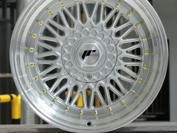 Jr Wheels Jr9 17X10 Silver W/Machined Lip