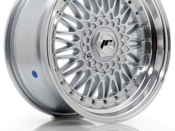 Jr Wheels Jr9 17X8,5 Et20 4X100/108 Silver W/ Machined Lip Silver Rivets