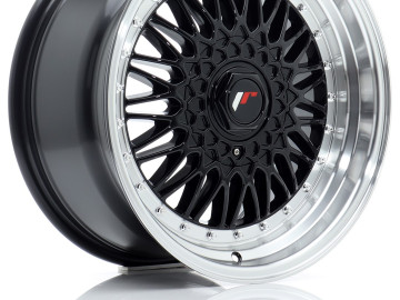 Jr Wheels Jr9 17X8,5 Et20 5X112/120 Gloss Black W/Machined Lip