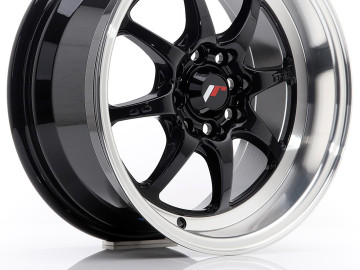 Jr Wheels Tf2 15X7,5 Et30 4X100/108 Gloss Black