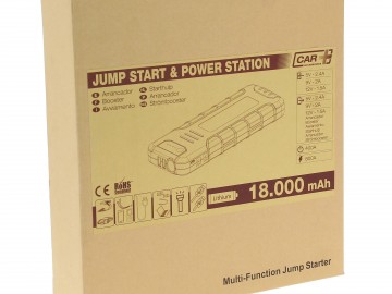 Jump Starter Bateria de lítio de 18000 mAh 