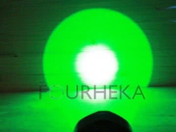 Kit Caça Lanterna Led Verde ML-9 Led 1600 Lumens Modo ON / OFF