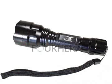 Kit Caça Lanterna ML-3 Led Vermelho 1300 Lumens Modo ON / OFF