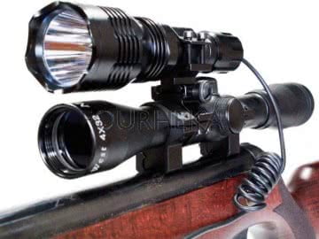 Kit Lanterna Led Azul ML-9 Led 1600 Lumens Modo ON / OFF