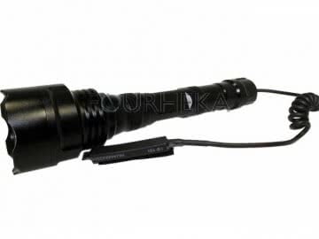Kit Lanterna Led Vermelho ML-13 Led 2000 Lumens Modo ON / OFF