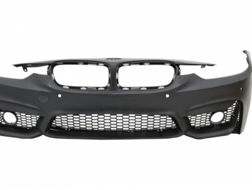 Kit Front Bumper with Fog Light and Front Fenders suitable for BMW 3 Series F30 F31 Non LCI & LCI (2011-2018) Sport EVO Design