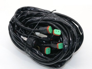 Kit de cabos para instalação de 4 Barras LED ou Farol de Trabalho LED