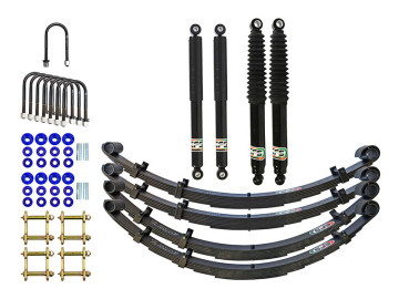Kit de suspensão EFS +50mm ELITE Land Cruiser J40 1980-1987 (mola de lâmina grande olho)