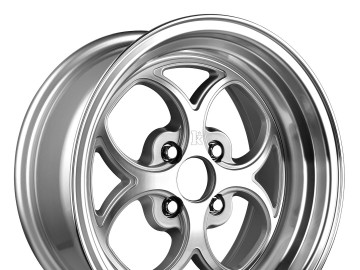 Klutch Sl2 16X8 Et10 4X100 Silver Machined Face