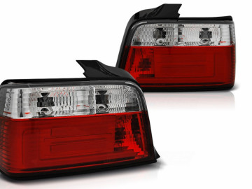 LED BAR Taillights suitable for BMW E36 Sedan (12.1990-08.1999) Red White