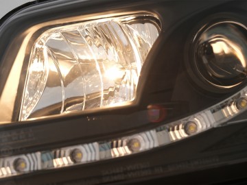 LED DAYLIGHT Headlights suitable for VW Transporter T5 (04.03-08.09)