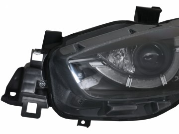 LED DRL Headlights Mazda CX5 (2011-2015) Black Xenon