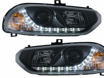 LED Headlights suitable for Alfa Romeo 156 (10.1997-06.2003) DAYLIGHT Black