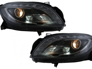 LED Headlights suitable for Mercedes M-Class W166 (2012-2015) Black