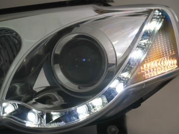 LED Headlights suitable for VW Passat B6 3C (03.2005-2010) Chrome