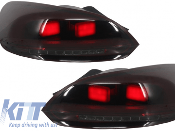 LED Taillights Light Bar suitable for VW Scirocco III (2008+) Red/Smoke