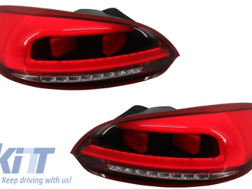 LED Taillights Light Bar suitable for VW Scirocco (2008+) Red/Clear