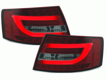 LED Taillights suitable for AUDI A6 4F Limousine 04-08 Red/Smoke
