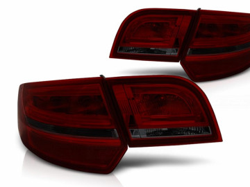 LED Taillights suitable for Audi A3 8PA Sportback (2004-2008) Red Smoke