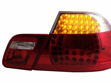 LED Taillights suitable for BMW 3 Series E46 Coupe Non-Facelift (1999-2003) Red Clear